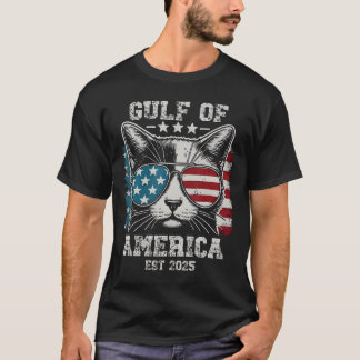 Camiseta Bandeira Cat Do Golfo Da América - Golfo Do México
