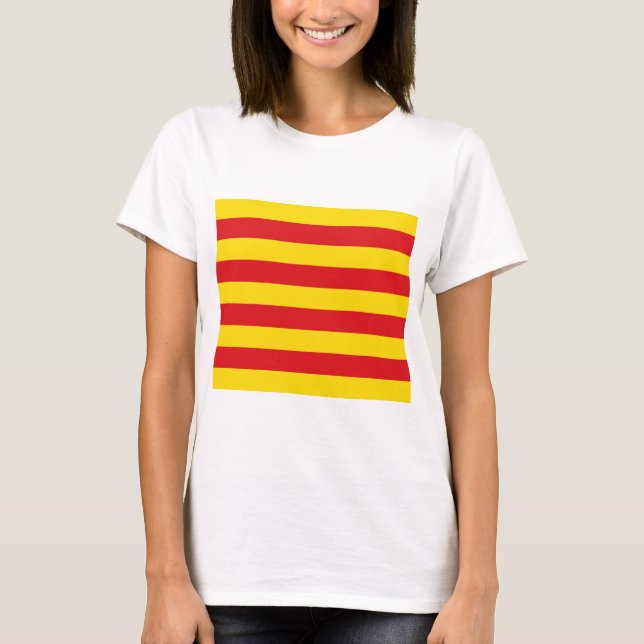 Camiseta Bandeira Catalã (Catalunha) (Frente)