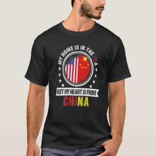 Camiseta Bandeira Chilena Americana Coração do Chile Patrio
