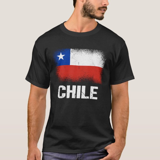 Camiseta Bandeira chilena Chile (Frente)