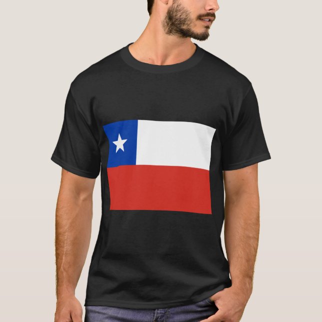 Camiseta Bandeira chilena (Chile) (Frente)