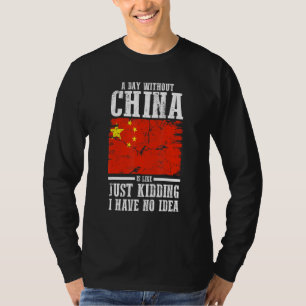 Camiseta Bandeira Chinesa da China