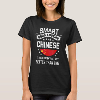 Camiseta Bandeira Chinesa Orgulho Nativo China Raízes Chin