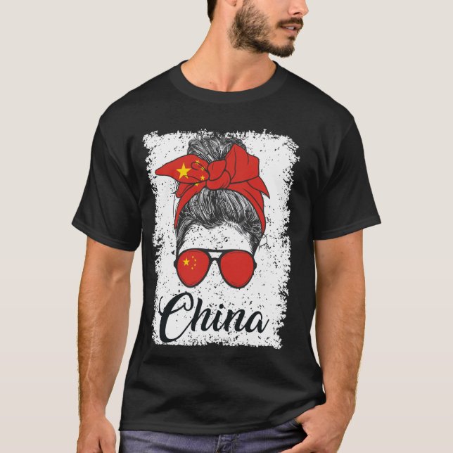 Camiseta Bandeira Chinesa Orgulhosa (Frente)