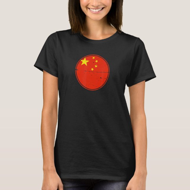 Camiseta Bandeira Chinesa Orgulhosa (Frente)
