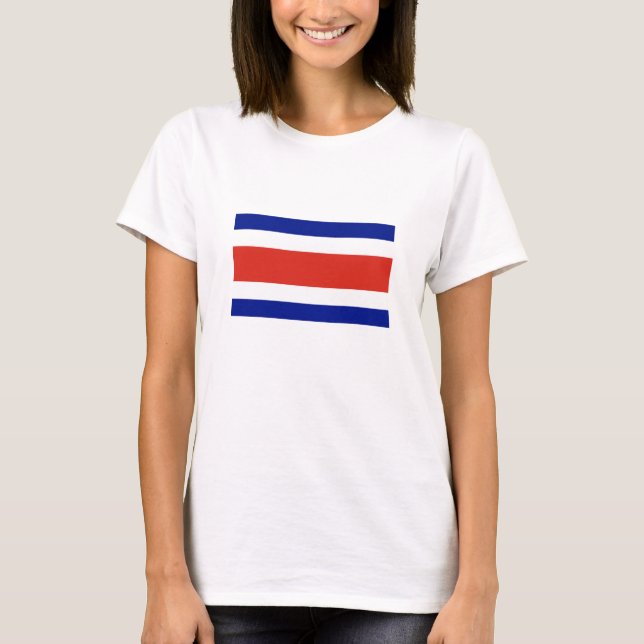 Camiseta Bandeira Civil Costa Rica (Frente)