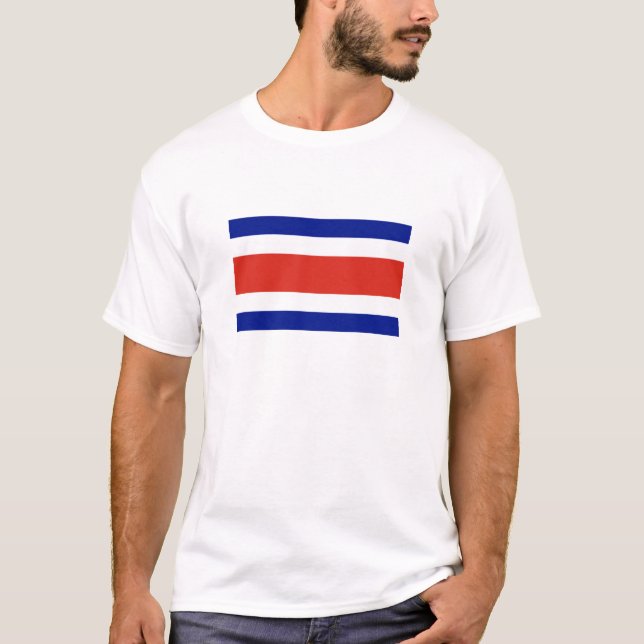 Camiseta Bandeira Civil Costa Rica (Frente)