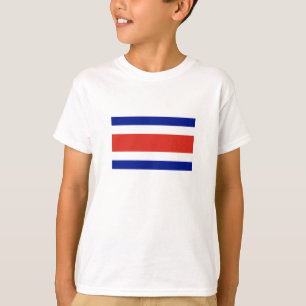 Camiseta Bandeira Civil da Costa Rica