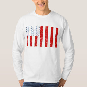 Camiseta Bandeira Civil dos EUA em tempo de paz