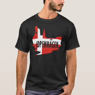 Camiseta Bandeira Copenhaga