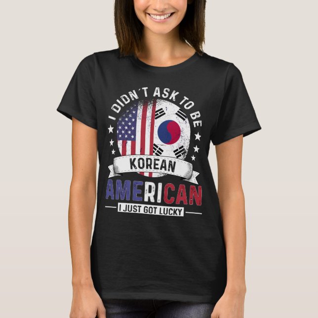 Camiseta Bandeira Coreana Americana Orgulho Coreia do Sul B (Frente)