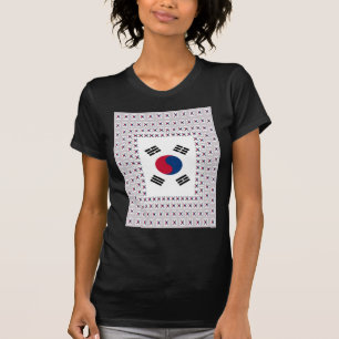 Camiseta Bandeira Coreana Diagonal Bonita: Uma Arte Infinit