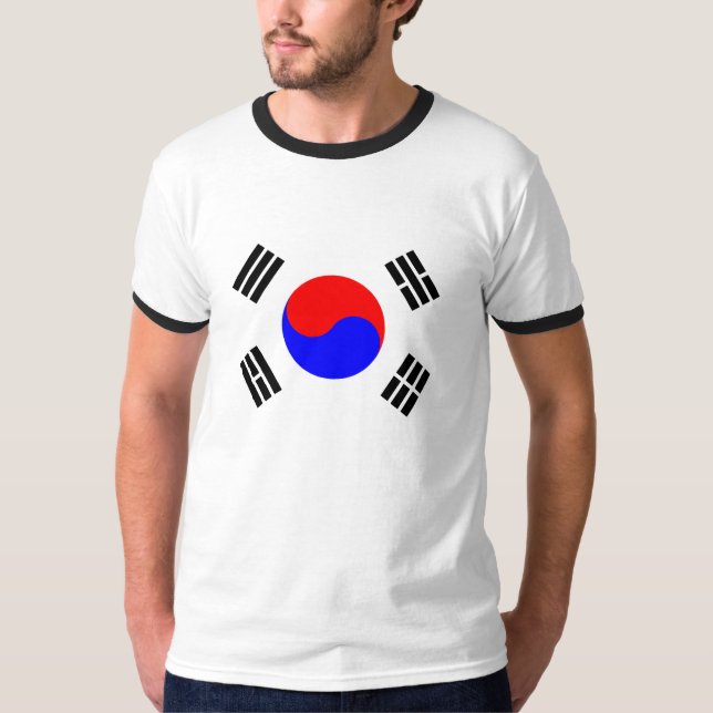Camiseta Bandeira coreana sul (Frente)