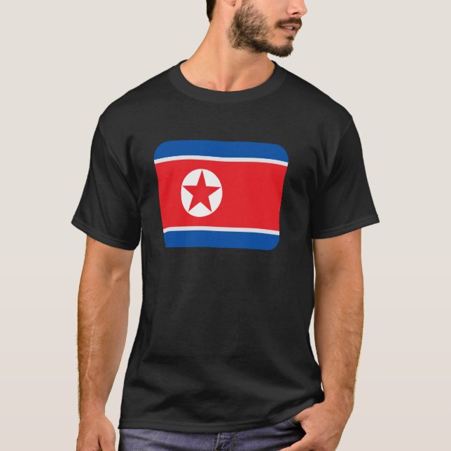 Camiseta Bandeira Coreia do Norte (Frente)