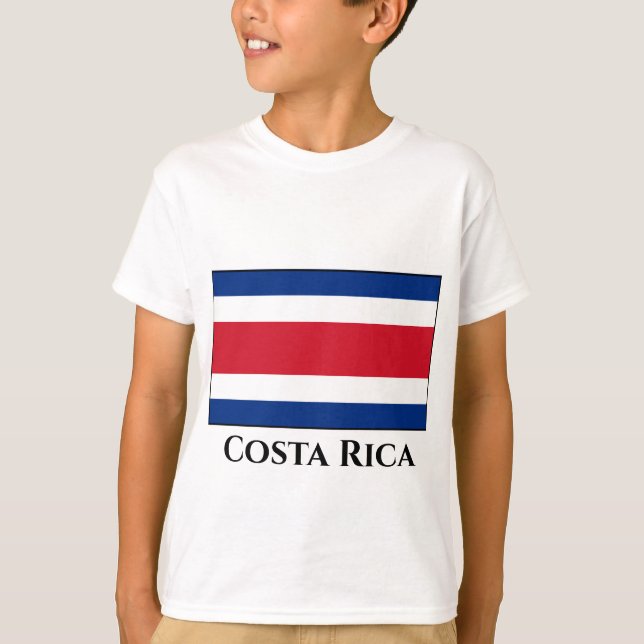 Camiseta Bandeira Costa Rica (Frente)