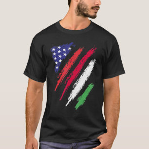 Camiseta Bandeira Crescida Americana Hungria EUA Patriota H