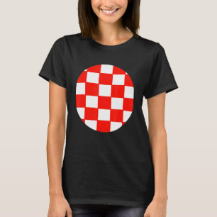 Camiseta Bandeira Croata Raízes Croatas Hrvatska