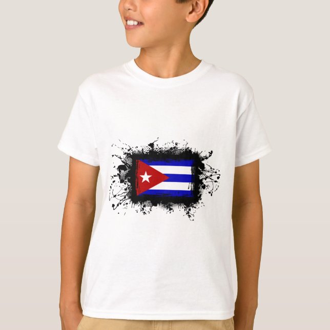 Camiseta Bandeira Cuba (Frente)