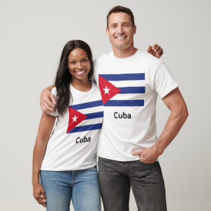 Camiseta Bandeira Cuba