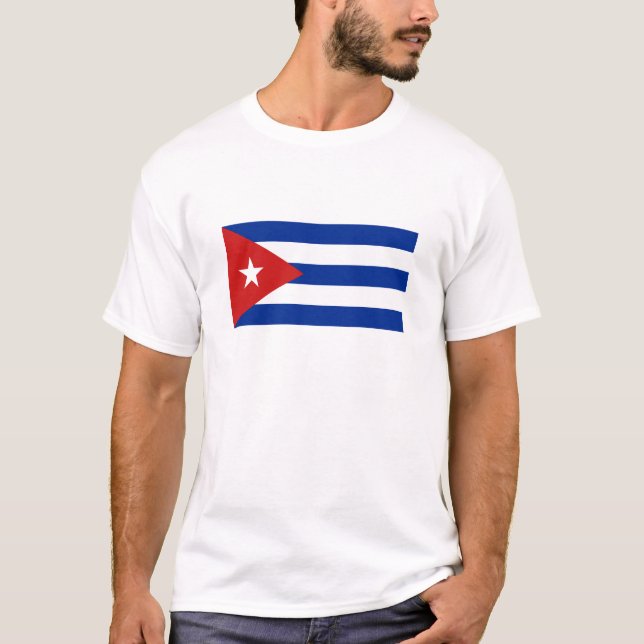 Camiseta Bandeira Cuba (Frente)