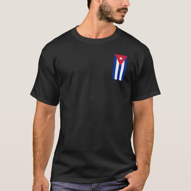 Camiseta Bandeira Cuba (Frente)
