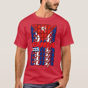 Camiseta Bandeira Cuba
