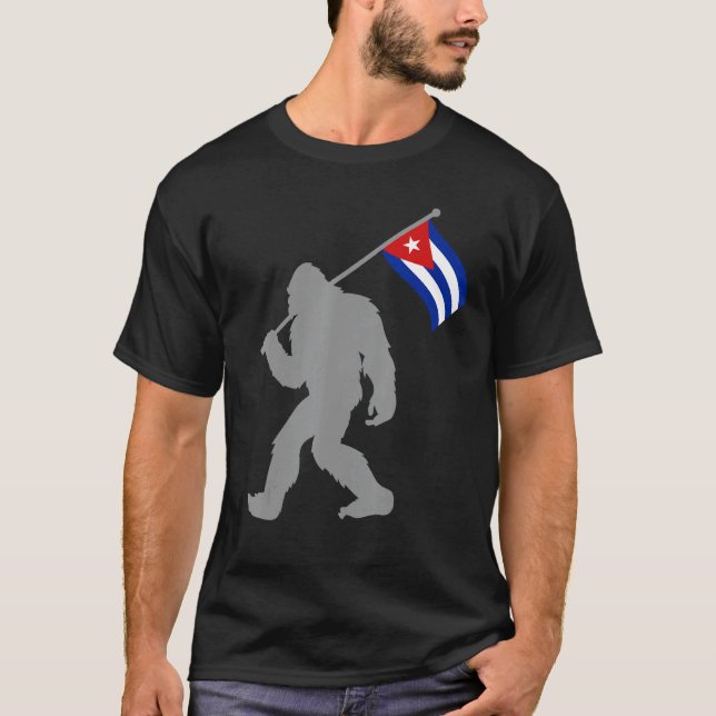 Camiseta Bandeira cubana (Frente)