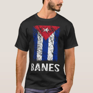 Camiseta Bandeira Cubana Banes Orgulho Cubano