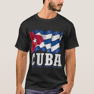 Camiseta Bandeira Cubana Cuba