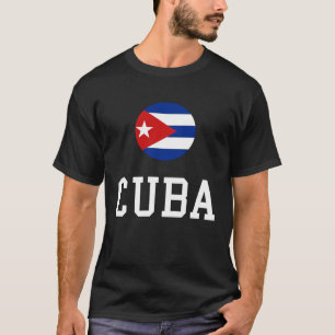 Camiseta Bandeira cubana Orgulho cubano Viagem cubano orgul