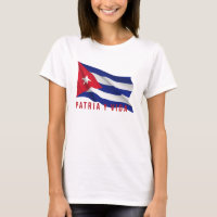 Bandeira cubana "Patria y Vida"