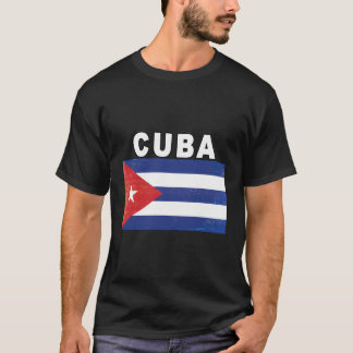 Camiseta Bandeira Cubano - Design de Imagem com Dificuldade
