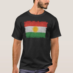 Camiseta Bandeira Curda do Curdistão