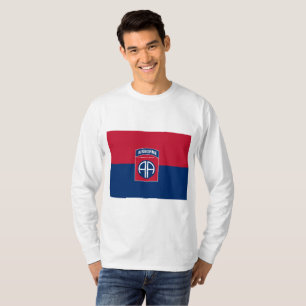 Camiseta Bandeira da 82ª Divisão Aerotransportada Veterano