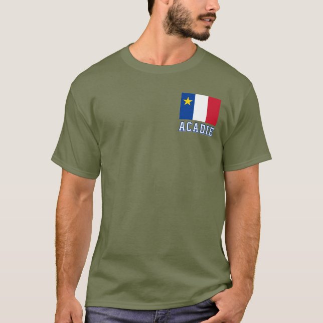 Camiseta Bandeira da Acádia (Frente)
