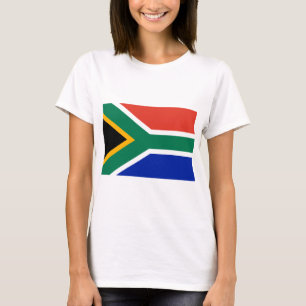 Camiseta bandeira da áfrica do sul