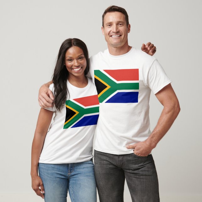 Camiseta Bandeira da África do Sul (Unissex)