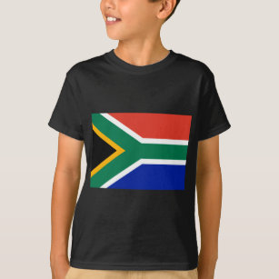 Camiseta bandeira da áfrica do sul