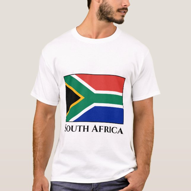 Camiseta Bandeira da África do Sul (Frente)