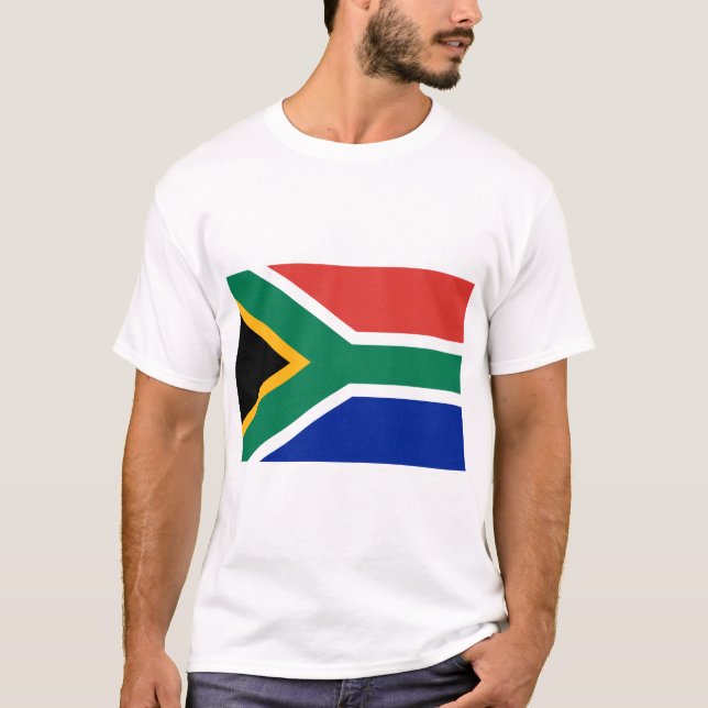 Camiseta Bandeira da África do Sul (Frente)