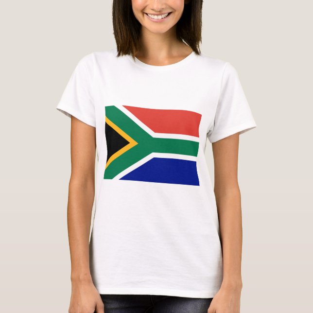 Camiseta Bandeira da África do Sul (Frente)