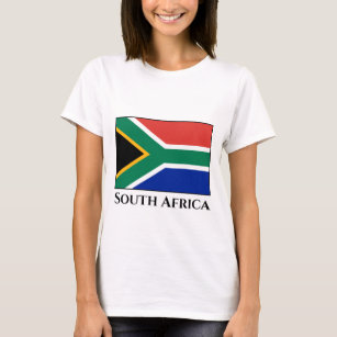 Camiseta Bandeira da África do Sul