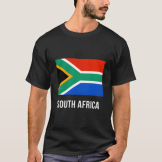 Camiseta Bandeira da África do Sul Sul-Africano