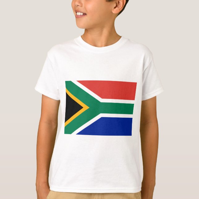 Camiseta Bandeira da África do Sul - Vlag van Suid-Afrika (Frente)