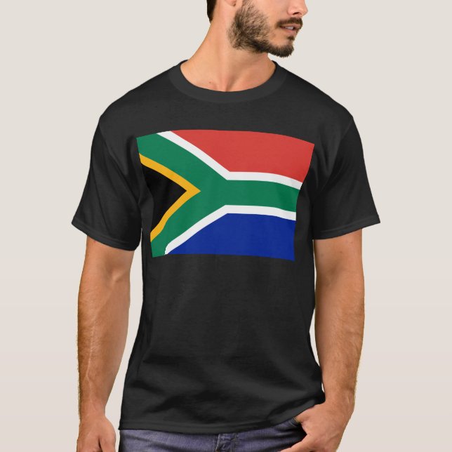 Camiseta Bandeira da África do Sul - Vlag van Suid-Afrika (Frente)