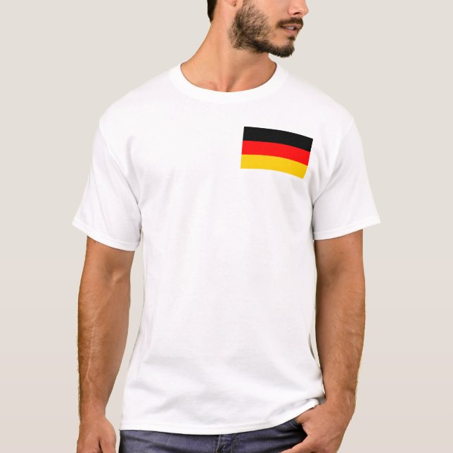 Camiseta Bandeira da Alemanha (Frente)