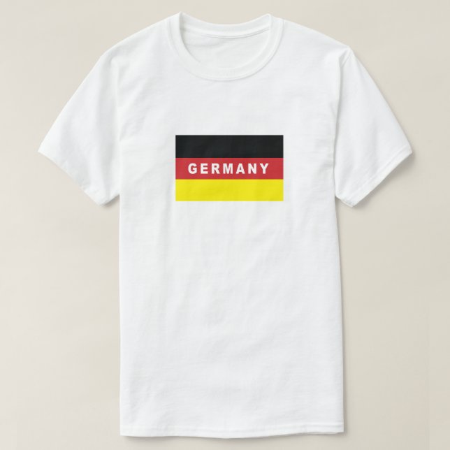 Camiseta Bandeira da Alemanha (Frente do Design)