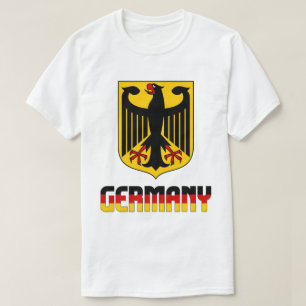 Camiseta Bandeira da Alemanha e Brasão Patriótico