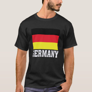 Camiseta Bandeira da Alemanha Lembrança Patriótica Raízes N