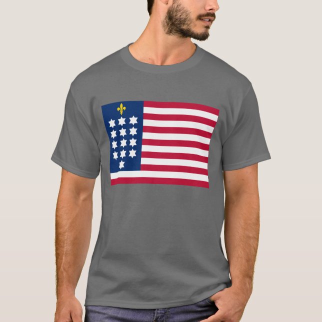 Camiseta Bandeira da Aliança Francesa (Frente)